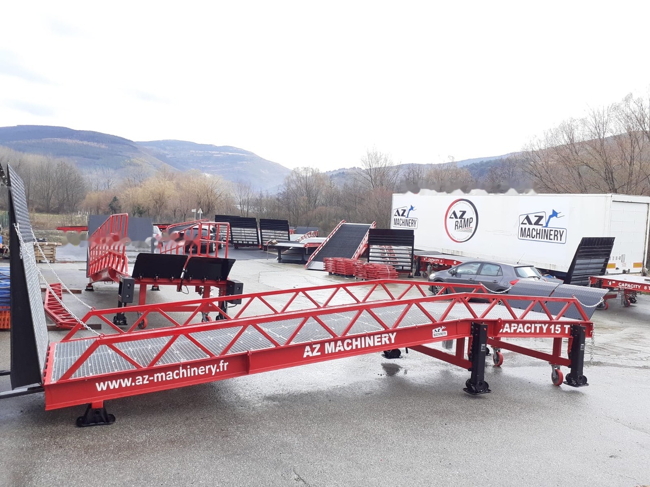 Новый Погрузочная рампа AZ RAMP STAR-RL-15T mobile loading ramp: фото 1
