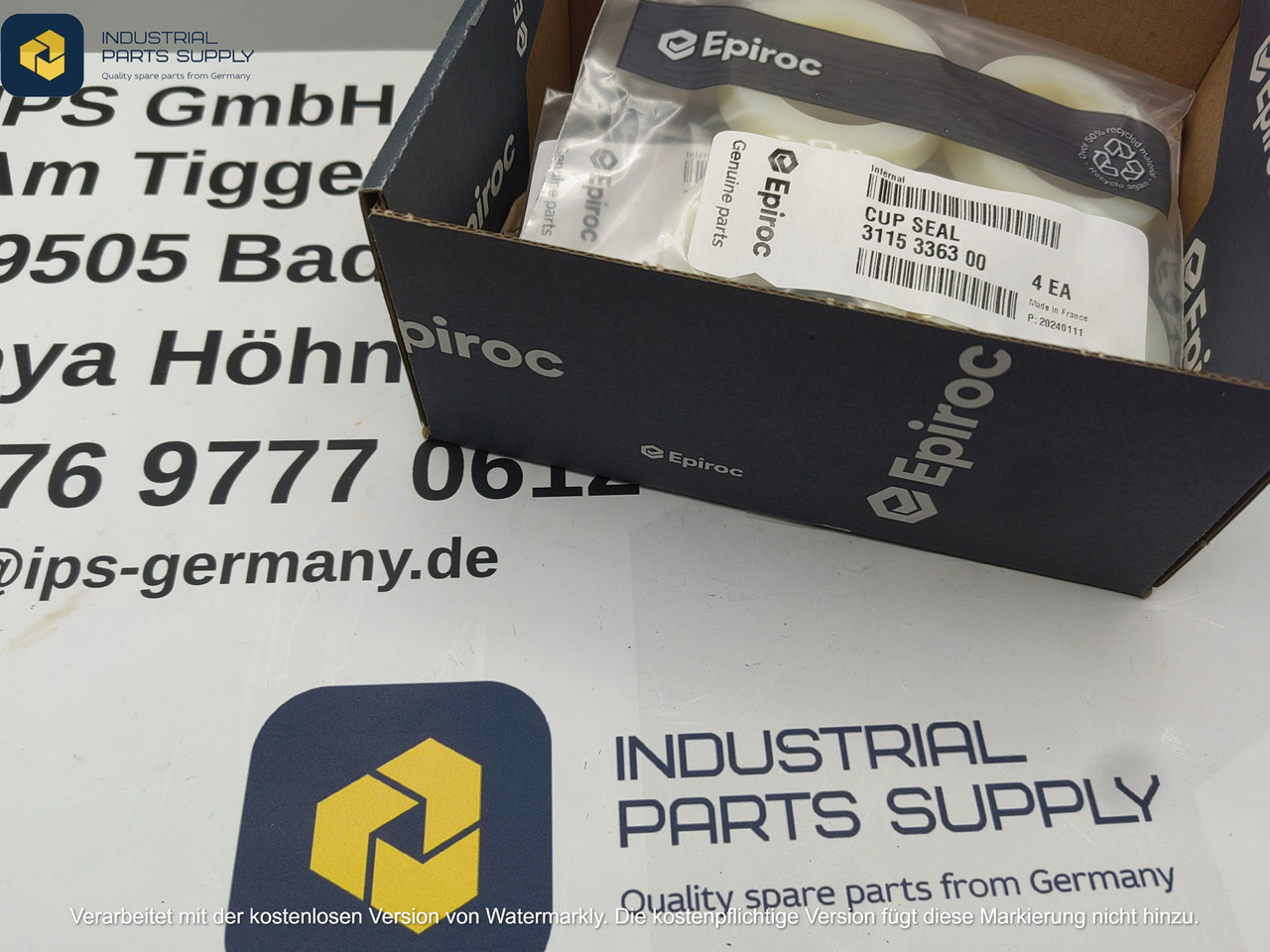 EPIROC 3115336300 Cup Seal - Запчасти для Строительной техники: фото 1 EPIROC 3115336300 Cup Seal - Запчасти для Строительной техники: фото 1