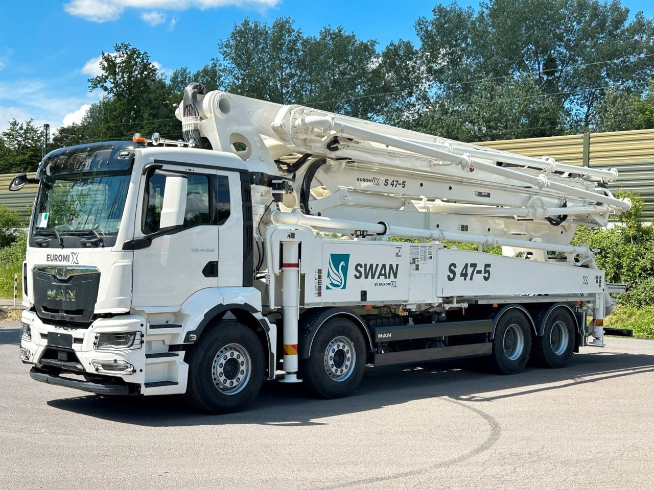 MAN TGS 41.520 8x4 SWAN TSP 47-5 160RZ ( 47m ) - Автобетононасос: фото 2 MAN TGS 41.520 8x4 SWAN TSP 47-5 160RZ ( 47m ) - Автобетононасос: фото 2