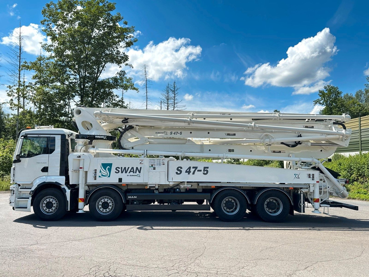 MAN TGS 41.520 8x4 SWAN TSP 47-5 160RZ ( 47m ) - Автобетононасос: фото 3 MAN TGS 41.520 8x4 SWAN TSP 47-5 160RZ ( 47m ) - Автобетононасос: фото 3