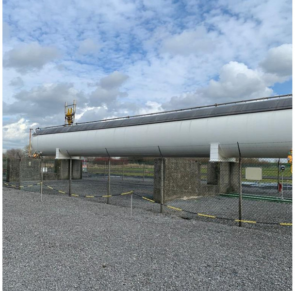 200m3 stationary gastank Gas, LPG, GPL, GAZ, Propane with Sun roof and appendages Used Tank ID 1.209 - Топливный бак: фото 1