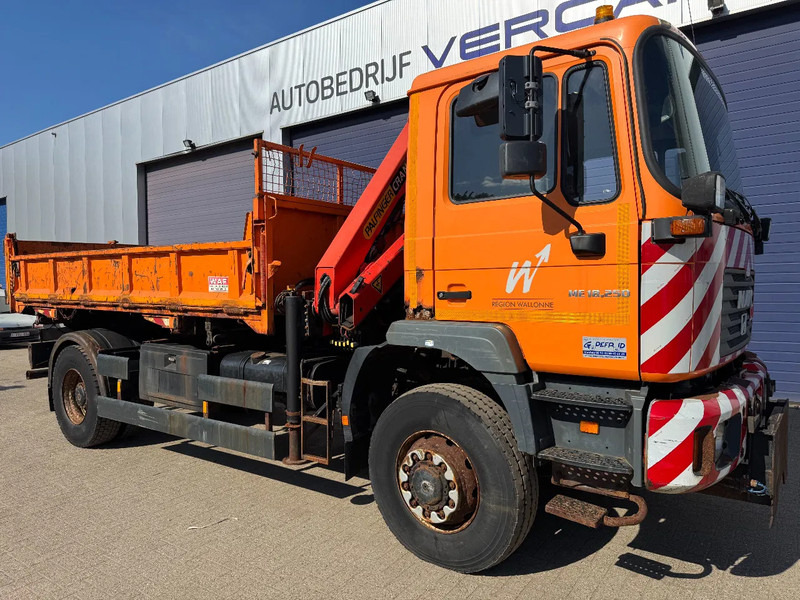 MAN ME 18.250 4X4 **BELGIAN TRUCK+PALFINGER PK8500** - Самосвал, Автоманипулятор: фото 1 MAN ME 18.250 4X4 **BELGIAN TRUCK+PALFINGER PK8500** - Самосвал, Автоманипулятор: фото 1