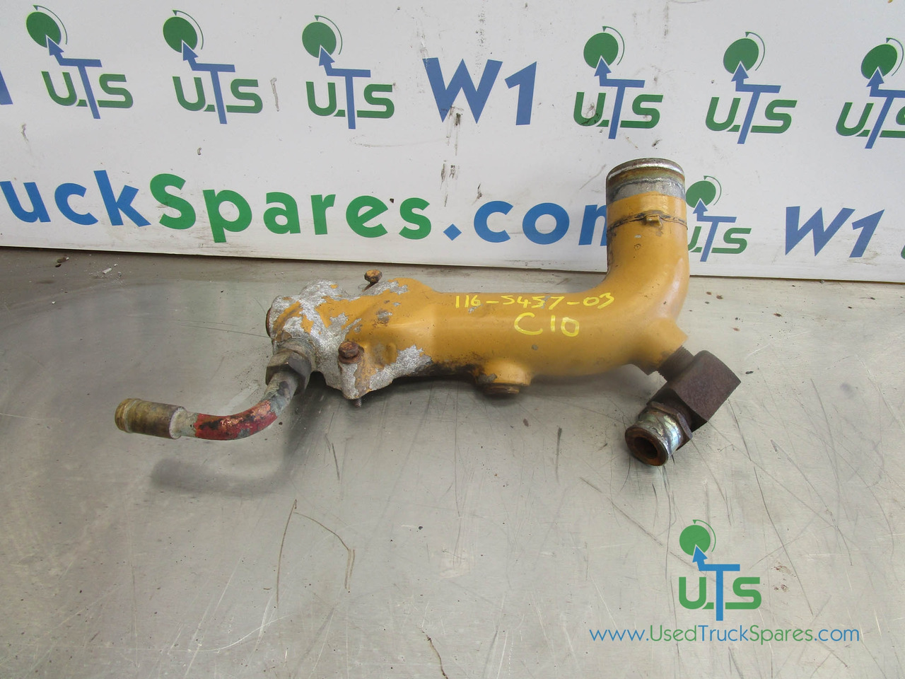 CAT C10 / C12 WATER PUMP PIPE P/NO 116-5457-03 - Двигатель и запчасти для Грузовиков: фото 1