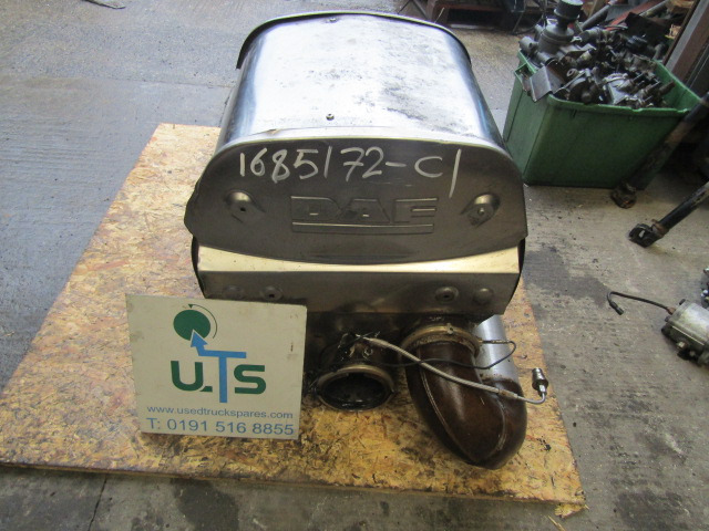 DAF XF 105 EXHAUST DPF/CAT EURO 5 SPEC P/NO 1685172-C1 - Выхлопная система для Грузовиков: фото 1 DAF XF 105 EXHAUST DPF/CAT EURO 5 SPEC P/NO 1685172-C1 - Выхлопная система для Грузовиков: фото 1