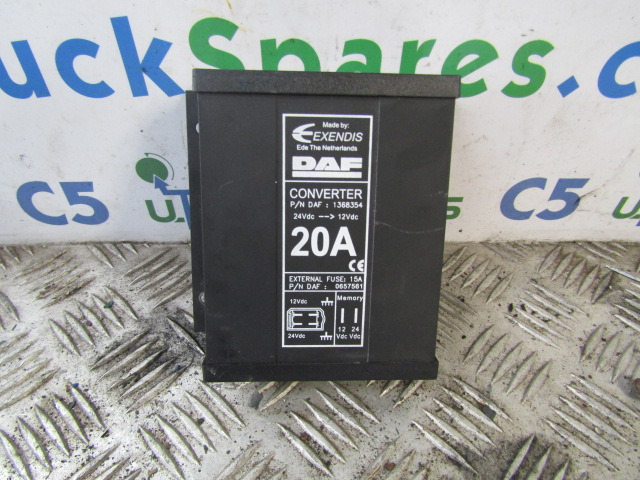 DAF XF 105 VOLTAGE DROPPER P/NO 1368354 - Электрическая система для Грузовиков: фото 1 DAF XF 105 VOLTAGE DROPPER P/NO 1368354 - Электрическая система для Грузовиков: фото 1