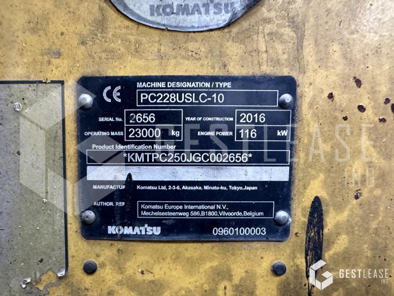 Komatsu PC228USLC-10 в лизинг Komatsu PC228USLC-10: фото 7