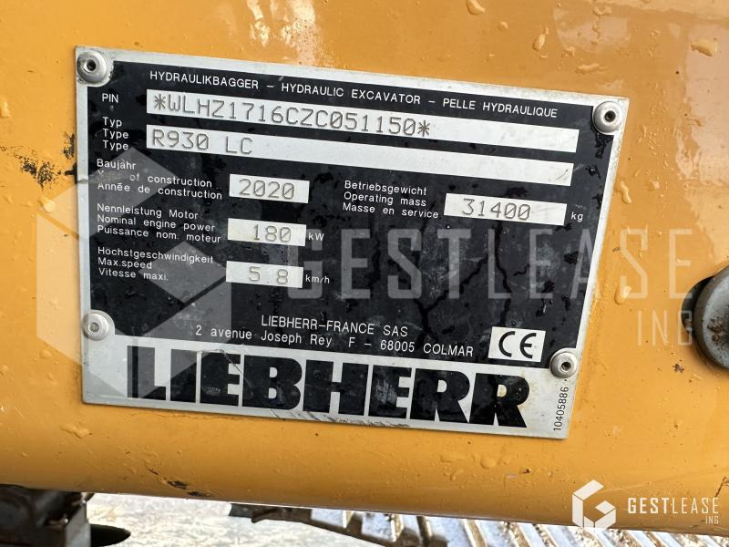 Liebherr R930LC G8 в лизинг Liebherr R930LC G8: фото 7