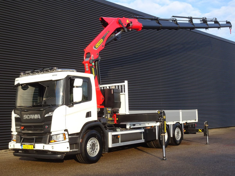 Scania P410 6x2*4 / PALFINGER 35 tm CRANE + WINCH - Грузовик бортовой/ Платформа, Автоманипулятор: фото 1 Scania P410 6x2*4 / PALFINGER 35 tm CRANE + WINCH - Грузовик бортовой/ Платформа, Автоманипулятор: фото 1