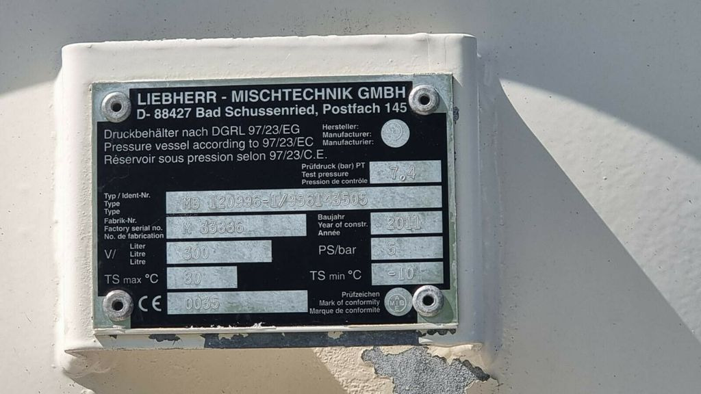 Müller-Mitteltal 2 Achs Betonmischauflieger Liebherr - Полуприцеп бетоносмеситель: фото 3 Müller-Mitteltal 2 Achs Betonmischauflieger Liebherr - Полуприцеп бетоносмеситель: фото 3