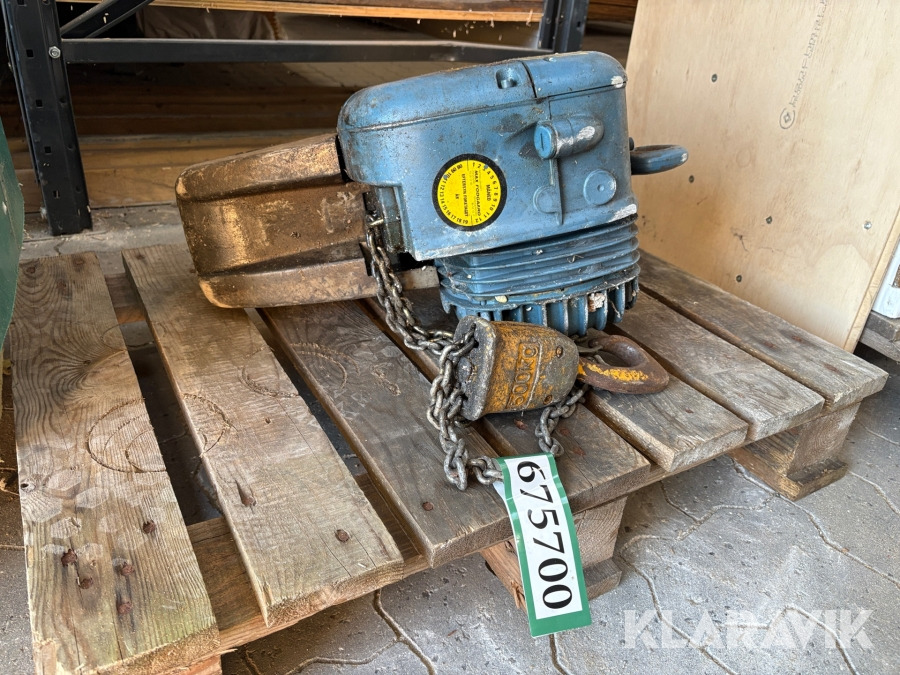 Kædetalje Demag PK 2 N-F - Оборудование для гаражей/ Мастерских: фото 1 Kædetalje Demag PK 2 N-F - Оборудование для гаражей/ Мастерских: фото 1