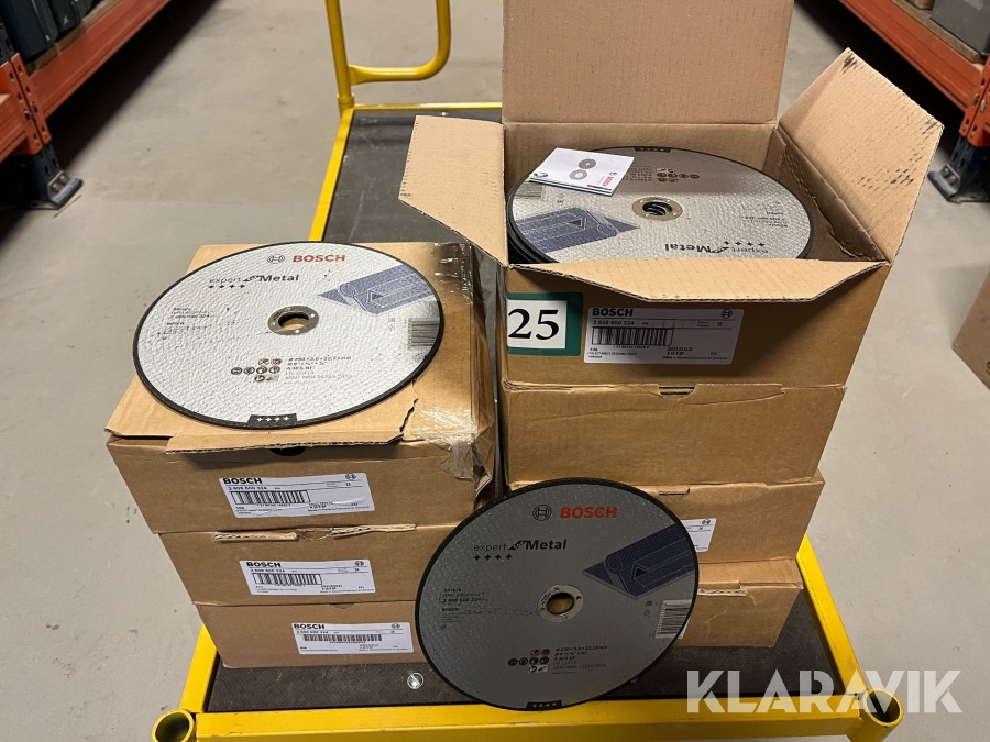 Строительное оборудование Skæreskiver Bosch Expert Metal 230mm 7 kasser af 25styk: фото 1