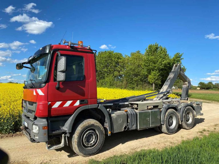 Mercedes Benz 3346 – 6×4 – Hook lift truck / Abrollkipper - Крюковой мультилифт: фото 1 Mercedes Benz 3346 – 6×4 – Hook lift truck / Abrollkipper - Крюковой мультилифт: фото 1