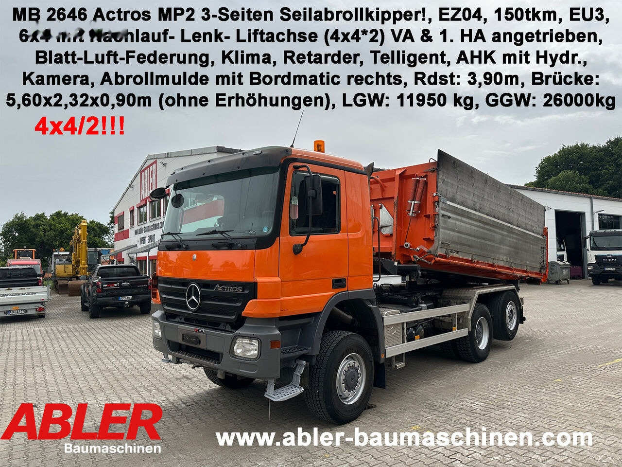 Самосвал Mercedes-Benz Actros MP2 2646: фото 1