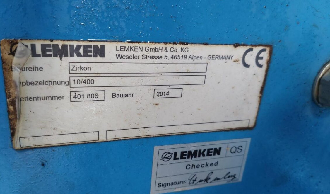Lemken Zirkon 10/400 - Solitair 9-400 в лизинг Lemken Zirkon 10/400 - Solitair 9-400: фото 15