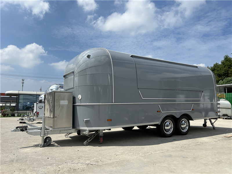 Burger Food Truck Grey Airstream Food Trailer=,Coffee Trailer - Торговый прицеп: фото 1 Burger Food Truck Grey Airstream Food Trailer=,Coffee Trailer - Торговый прицеп: фото 1