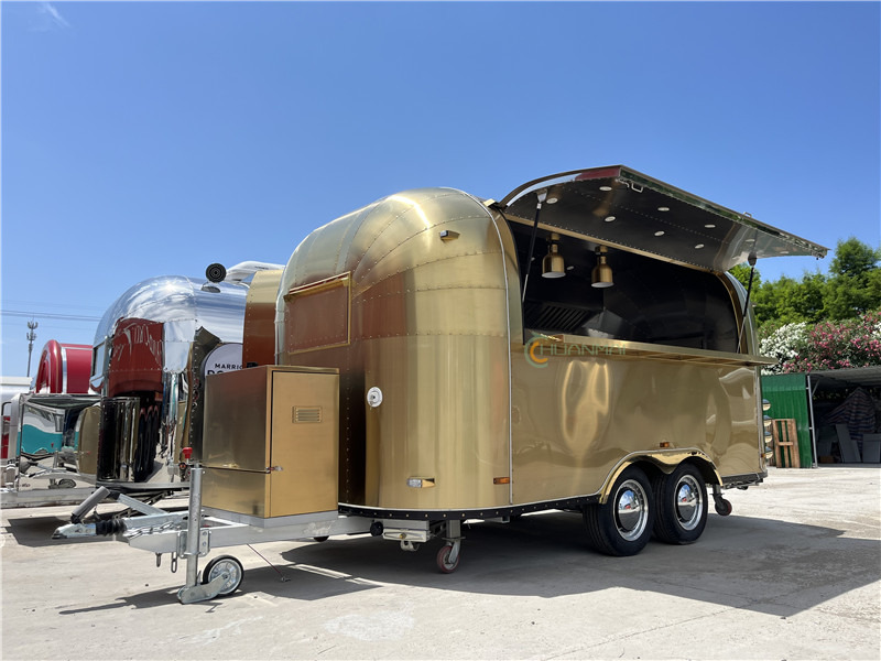 Ice Cream Trailer ,Coffee Food Trailer Gold Food Truck, Burger Foodtruck - Торговый прицеп: фото 1 Ice Cream Trailer ,Coffee Food Trailer Gold Food Truck, Burger Foodtruck - Торговый прицеп: фото 1