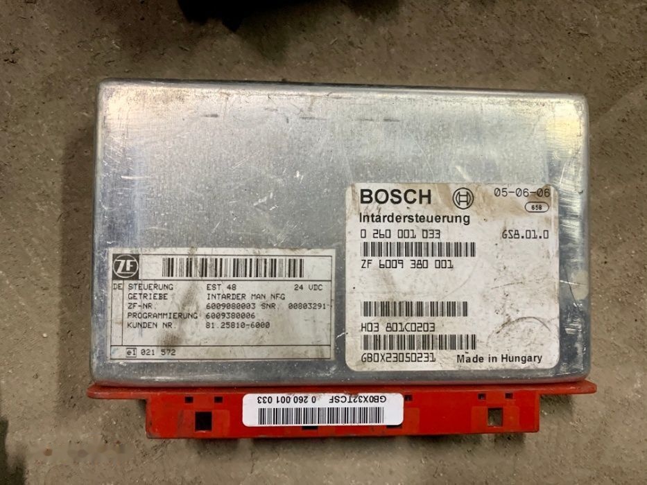 Bosch Retardera Intradera 0260001033 MAN TGA truck - Блок управления для Грузовиков: фото 1 Bosch Retardera Intradera 0260001033 MAN TGA truck - Блок управления для Грузовиков: фото 1