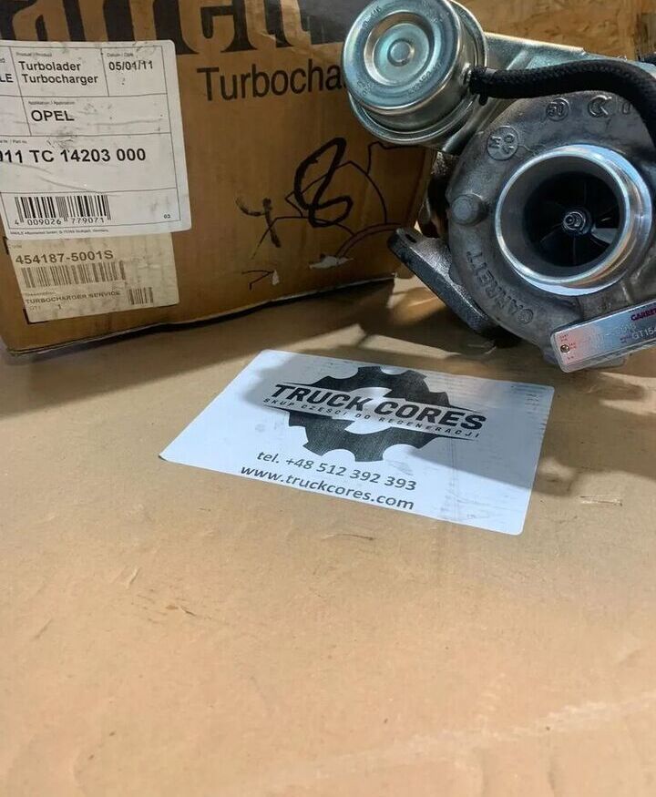 Nowa Turbosprężarka Garrett Opel Astra G/CC 17DTL 50kW/68KM 454187-5001S for car - Турбина для Легковых автомобилей: фото 1 Nowa Turbosprężarka Garrett Opel Astra G/CC 17DTL 50kW/68KM 454187-5001S for car - Турбина для Легковых автомобилей: фото 1
