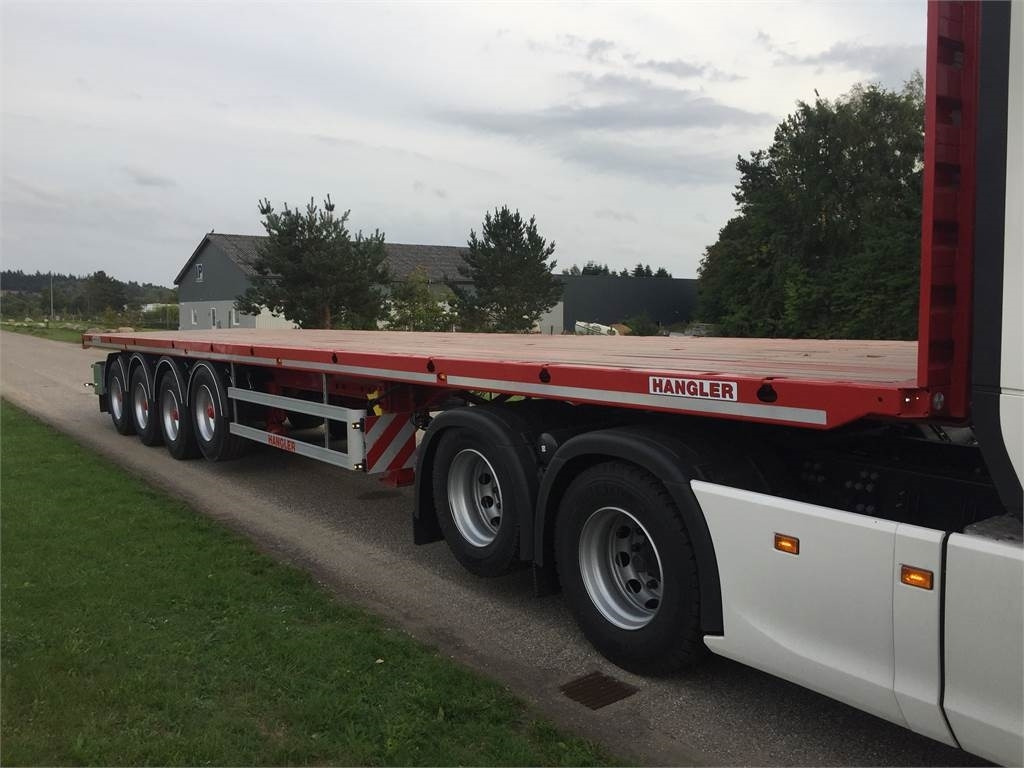 Hangler SVS 480 RH 200 4 akslet sværlast ligeud trailer - Полуприцеп бортовой/ Платформа: фото 2 Hangler SVS 480 RH 200 4 akslet sværlast ligeud trailer - Полуприцеп бортовой/ Платформа: фото 2