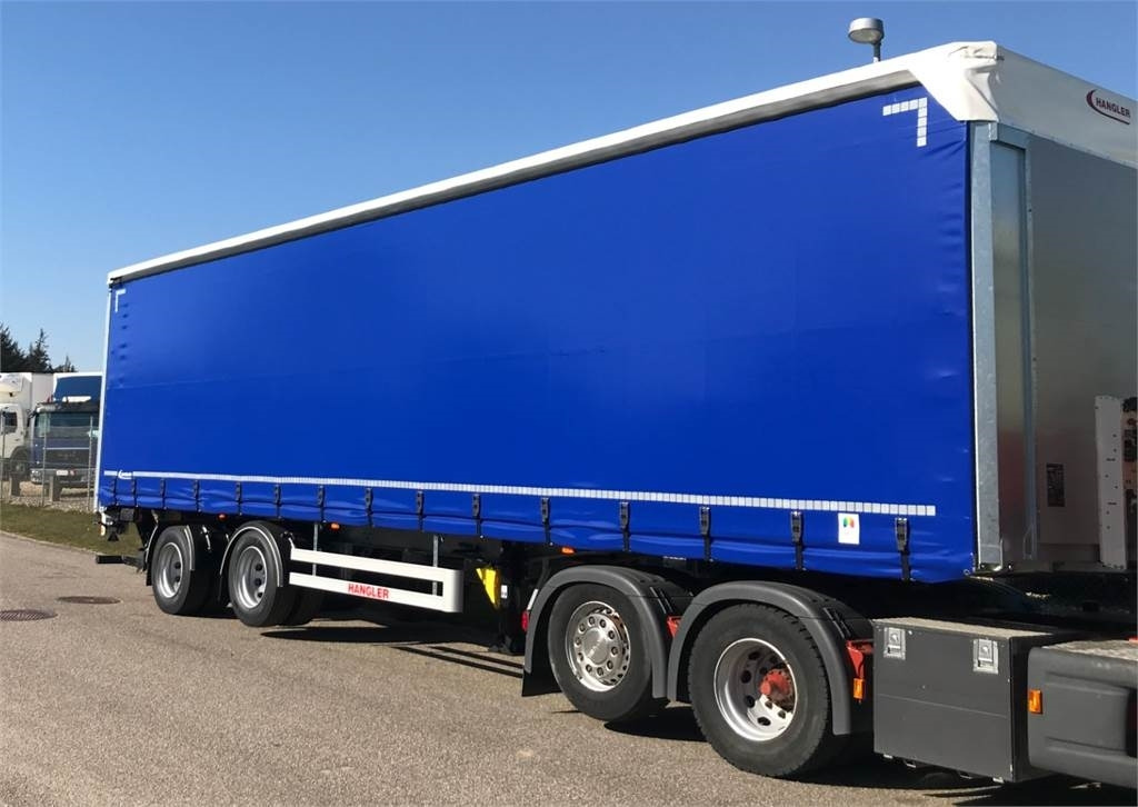 Hangler SZS-H380 27-pallers city gardintrailer med lift  - Тентованный полуприцеп: фото 1