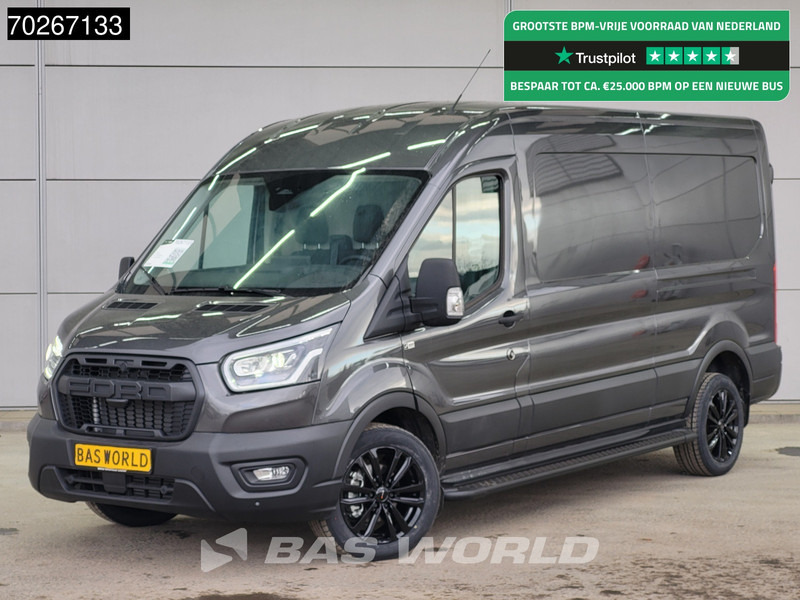 Ford Transit 165pk Automaat Black Edtion L3H2 10'' Xenon CarPlay Camera PDC L3 11m3 Airco Cruise control - Цельнометаллический фургон: фото 1 Ford Transit 165pk Automaat Black Edtion L3H2 10'' Xenon CarPlay Camera PDC L3 11m3 Airco Cruise control - Цельнометаллический фургон: фото 1