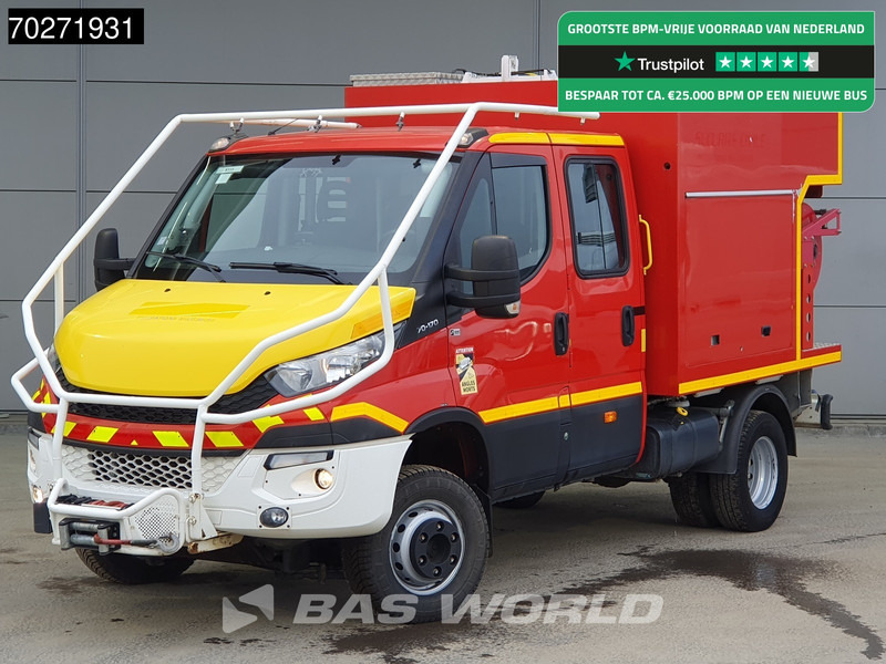Iveco Daily 70C17 4x4 Achleitner Firetruck Brandweerwagen AWD Allrad Camper 1200liter Airco Dubbel cabine Trekhaak Cruise control - Фургон: фото 1 Iveco Daily 70C17 4x4 Achleitner Firetruck Brandweerwagen AWD Allrad Camper 1200liter Airco Dubbel cabine Trekhaak Cruise control - Фургон: фото 1