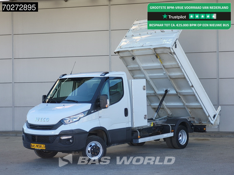 Iveco Daily 35C14 Kipper met Kist Dubbellucht 3,5t Trekhaak Airco Cruise Euro6 Kieper Benne Tipper Airco Trekhaak Cruise control - Малотоннажный самосвал: фото 1 Iveco Daily 35C14 Kipper met Kist Dubbellucht 3,5t Trekhaak Airco Cruise Euro6 Kieper Benne Tipper Airco Trekhaak Cruise control - Малотоннажный самосвал: фото 1