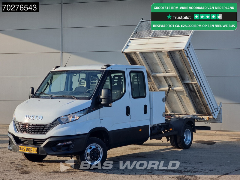 Iveco Daily 35C16 3.0L Dubbel Cabine met Kist Dubbellucht Airco Cruise Tipper Benne Kieper Airco Dubbel cabine Trekhaak Cruise control - Малотоннажный самосвал: фото 1 Iveco Daily 35C16 3.0L Dubbel Cabine met Kist Dubbellucht Airco Cruise Tipper Benne Kieper Airco Dubbel cabine Trekhaak Cruise control - Малотоннажный самосвал: фото 1