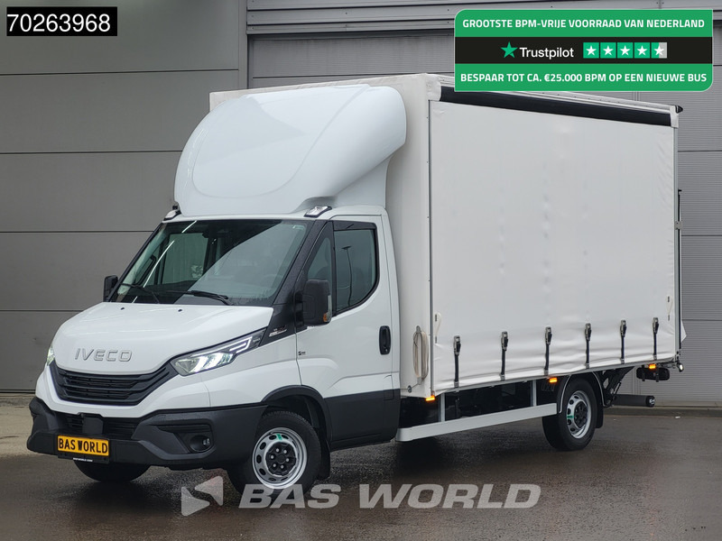 Iveco Daily 35S18 3.0L Automaat Schuifzeilen met Laadklep ACC Navi Bakwagen Schuifzeil Zeilen Koffer Meubelbak 28m3 Airco - Тентованный фургон: фото 1 Iveco Daily 35S18 3.0L Automaat Schuifzeilen met Laadklep ACC Navi Bakwagen Schuifzeil Zeilen Koffer Meubelbak 28m3 Airco - Тентованный фургон: фото 1