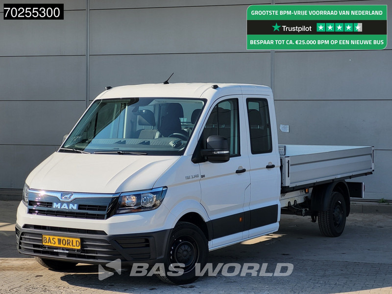 MAN TGE 3.140 Automaat Open laadbak 2.5t trekhaak Dubbel Cabine Airco Cruise Pritsche Pickup Airco Dubbel cabine Trekhaak Cruise control - Малотоннажный бортовой грузовик: фото 1 MAN TGE 3.140 Automaat Open laadbak 2.5t trekhaak Dubbel Cabine Airco Cruise Pritsche Pickup Airco Dubbel cabine Trekhaak Cruise control - Малотоннажный бортовой грузовик: фото 1
