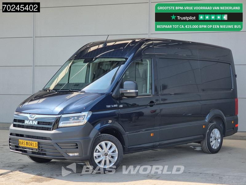 Новый Цельнометаллический фургон MAN TGE 3.180 Automaat L3H3 Starlight Blue LED Velgen Groot scherm Camera CarPlay 11m3 Airco Cruise control: фото 1 Новый Цельнометаллический фургон MAN TGE 3.180 Automaat L3H3 Starlight Blue LED Velgen Groot scherm Camera CarPlay 11m3 Airco Cruise control: фото 1
