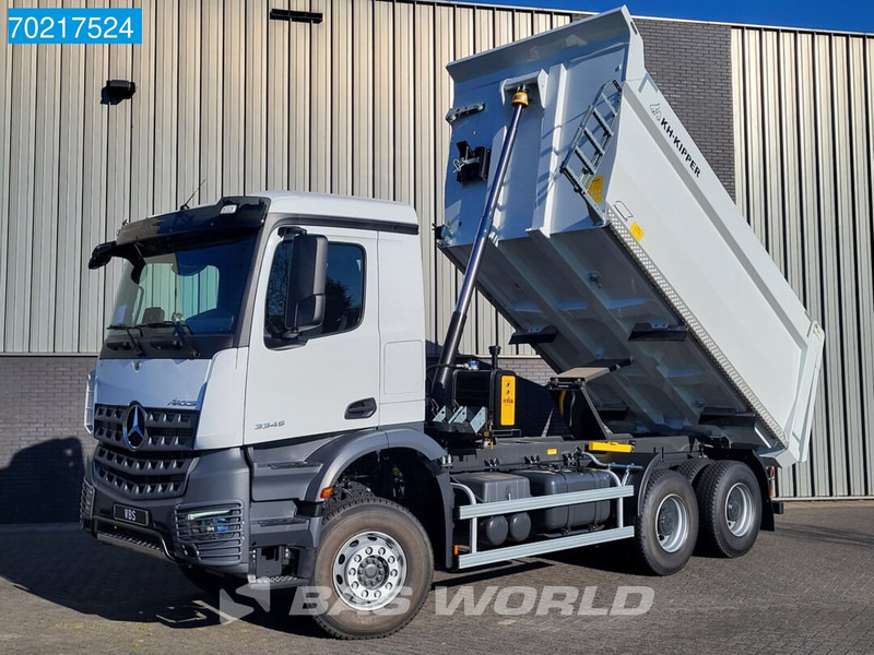 Mercedes-Benz Arocs 3345 6X4 NEW! 18m3 KH-Kipper Automatic Big-Axle Euro 3 - Самосвал: фото 1 Mercedes-Benz Arocs 3345 6X4 NEW! 18m3 KH-Kipper Automatic Big-Axle Euro 3 - Самосвал: фото 1