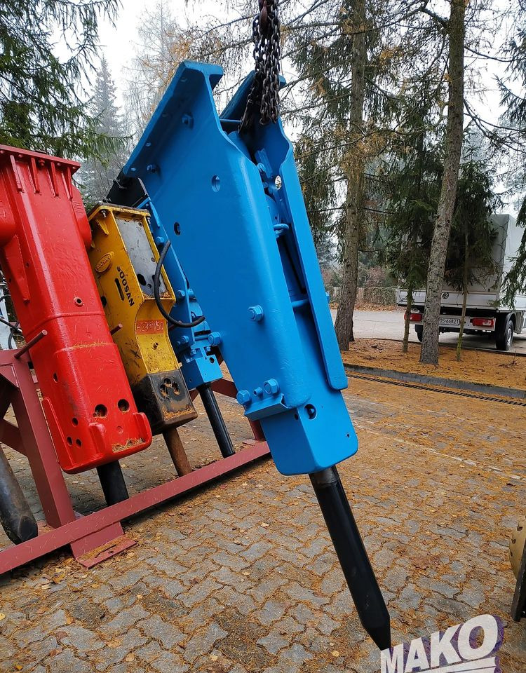 Гидромолот для Экскаваторов Młot hydrauliczny Krupp HM551 625kg do koparki Nowy grot!: фото 1
