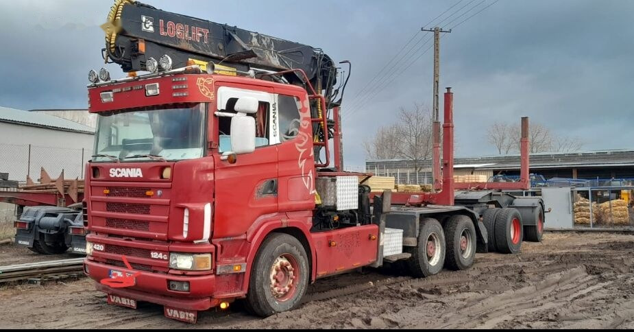 Scania 124.420 - Лесовоз: фото 1 Scania 124.420 - Лесовоз: фото 1