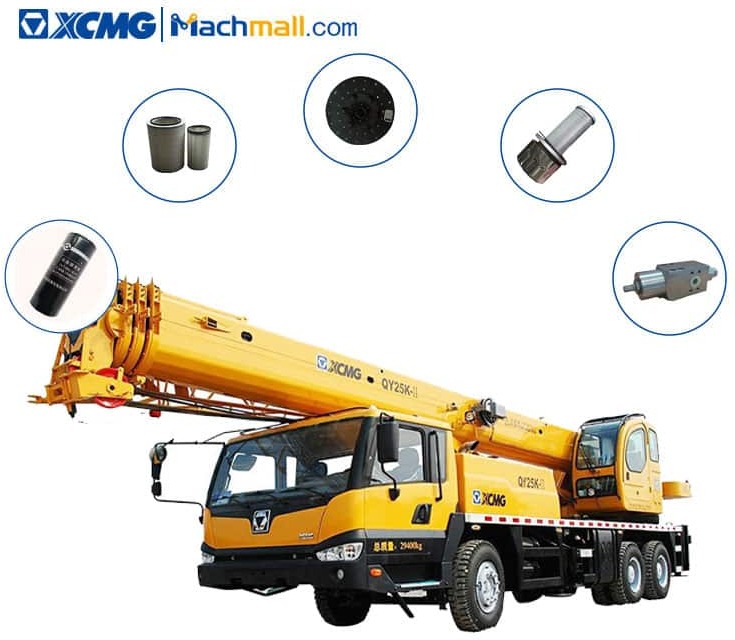Запчасти для Мобильных кранов Consumable Spare Parts List of XCMG QY25K-II/QY25K5-I Truck Crane: фото 1 Запчасти для Мобильных кранов Consumable Spare Parts List of XCMG QY25K-II/QY25K5-I Truck Crane: фото 1
