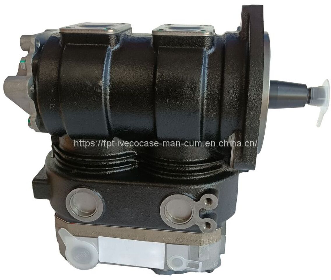 FPT IVECO CASE Cursor9 F2CFE614A*B041/F2CGE614F*V004 5802431166 Double cylinder air pump 504293730/5802497411 - Пневмокомпрессор: фото 1 FPT IVECO CASE Cursor9 F2CFE614A*B041/F2CGE614F*V004 5802431166 Double cylinder air pump 504293730/5802497411 - Пневмокомпрессор: фото 1