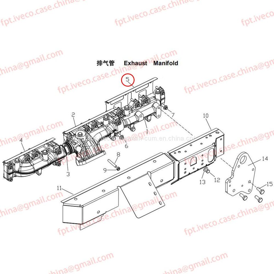 MAN D0836 Gasket 08901-0269 - Двигатель и запчасти для Грузовиков: фото 1