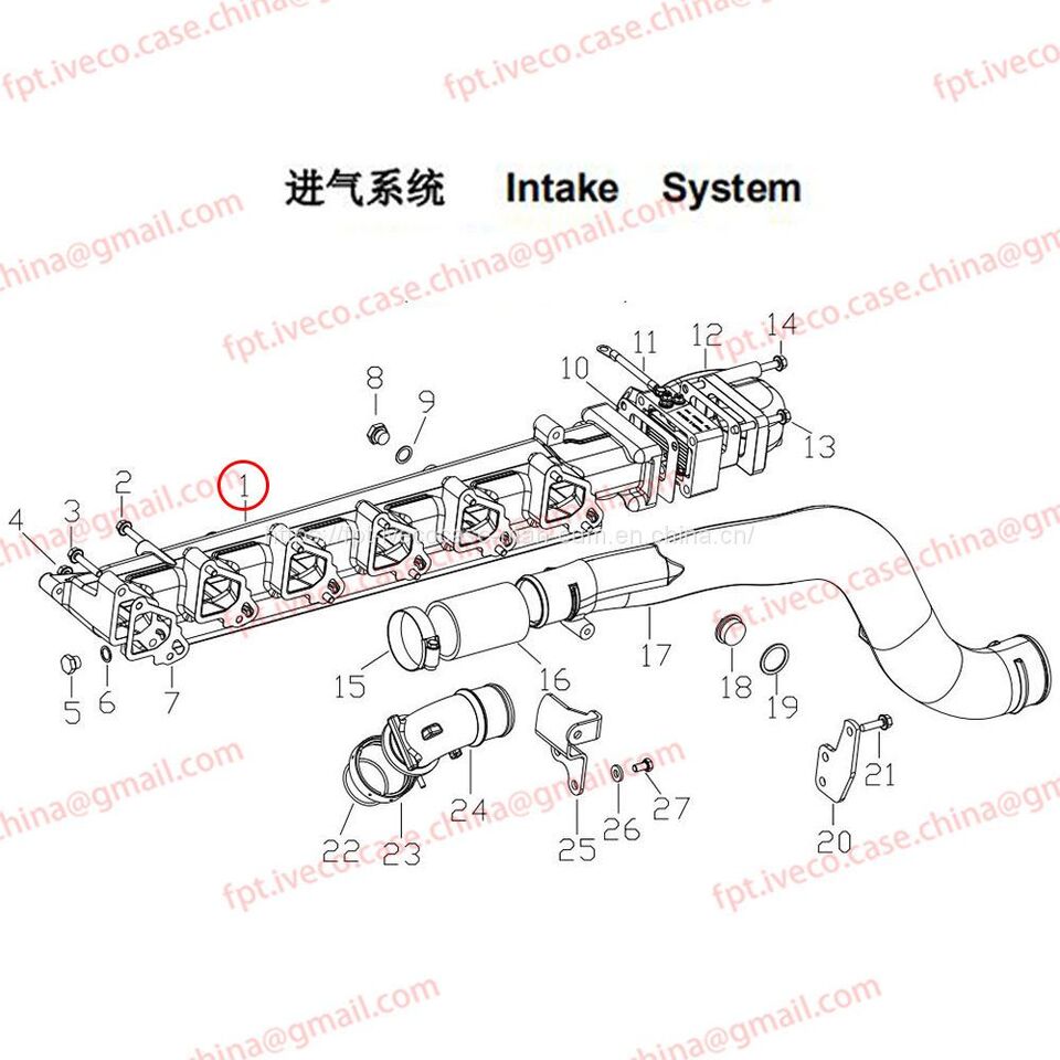MAN D0836 Intake manifold 08201-0467 - Впускной коллектор: фото 1 MAN D0836 Intake manifold 08201-0467 - Впускной коллектор: фото 1