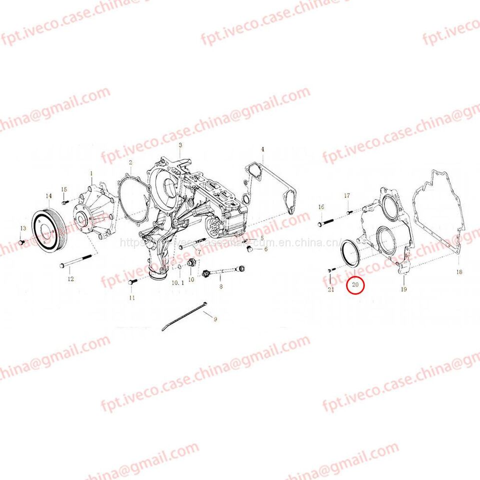 MAN D2066 Crankshaft front oil seal 01510-6008 - Коленчатый вал для Грузовиков: фото 1 MAN D2066 Crankshaft front oil seal 01510-6008 - Коленчатый вал для Грузовиков: фото 1