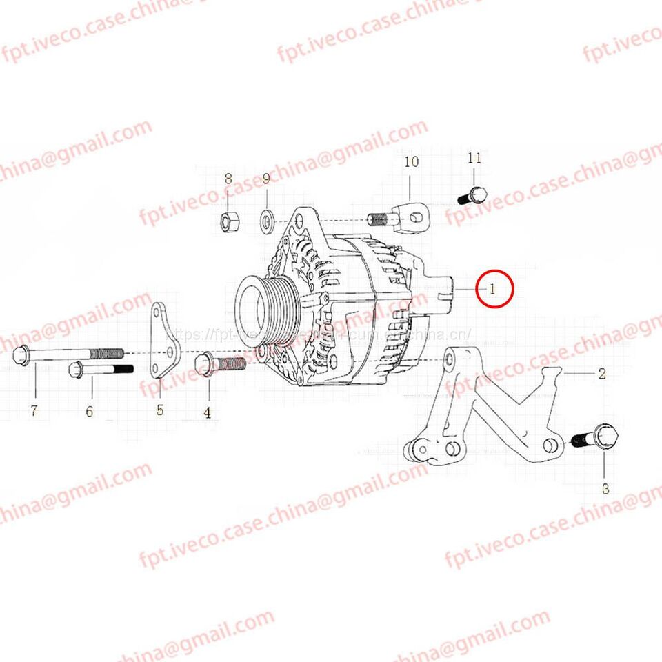 MAN D2066 Generator 28V / 80a 26101-7271 - Генератор: фото 1 MAN D2066 Generator 28V / 80a 26101-7271 - Генератор: фото 1