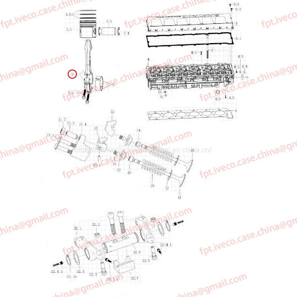 MAN D2066 Rod assembly 02400-6120 - Шатун: фото 1 MAN D2066 Rod assembly 02400-6120 - Шатун: фото 1