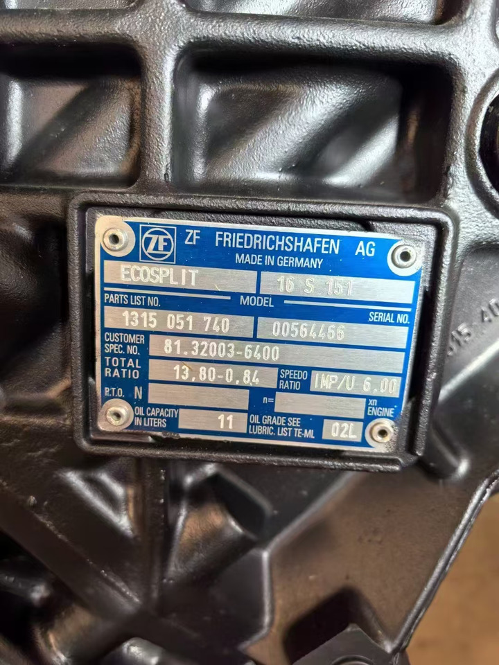 ZF 16 S 151 - Коробка передач: фото 1 ZF 16 S 151 - Коробка передач: фото 1