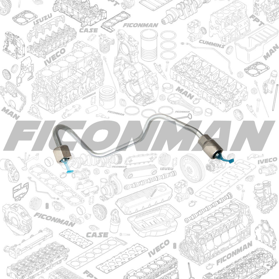 FORD Ford Trucks F-MAX ECOTORQ 12.7L  HP Fuel Pipe - Cyl 3,   T230316, GC469A557AB - Запчасти для Грузовиков: фото 1