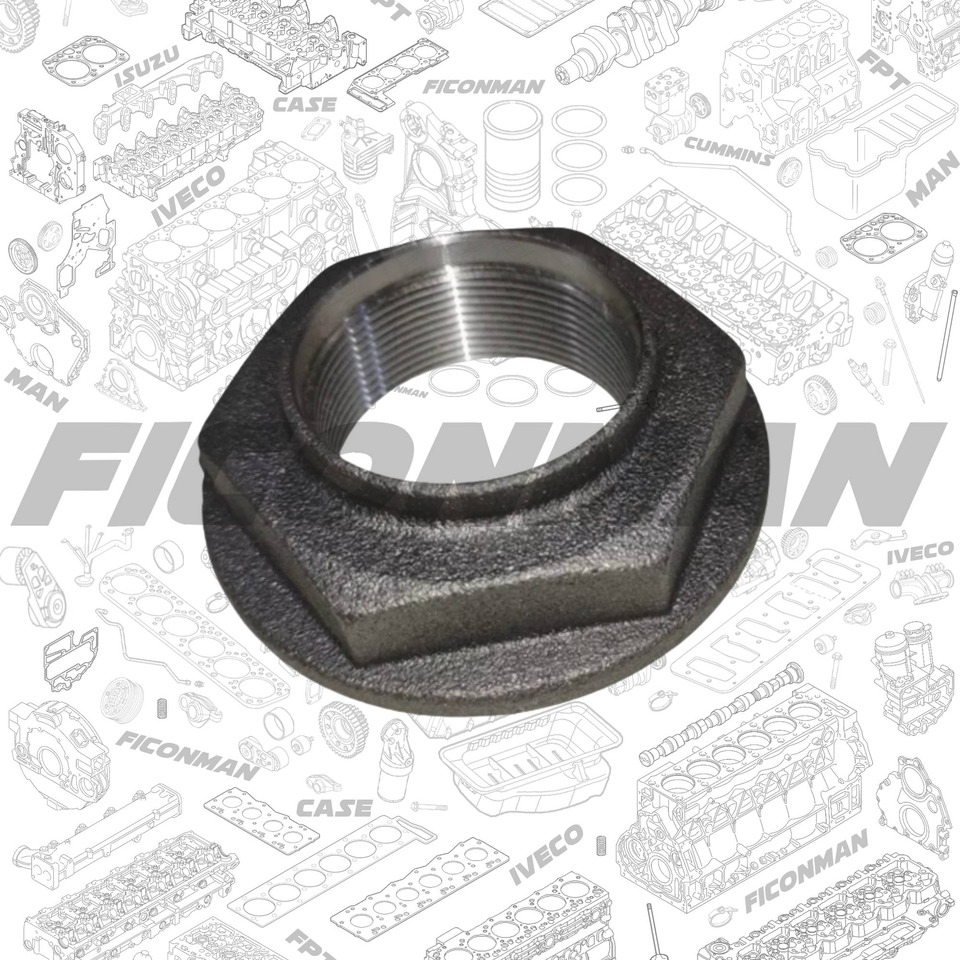 IVECO DRIVE AXLE GROOVED NUT 42100842 - Запчасти: фото 1 IVECO DRIVE AXLE GROOVED NUT 42100842 - Запчасти: фото 1