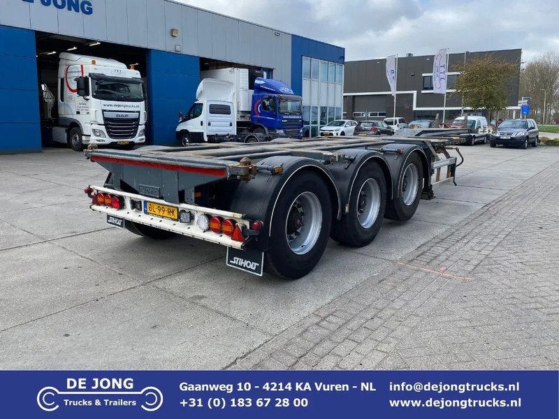 D-Tec FT-43-03V / Flexitrailer / 3x Extendable / 1x Lift Axle / SAF - Полуприцеп-контейнеровоз/ Сменный кузов: фото 1 D-Tec FT-43-03V / Flexitrailer / 3x Extendable / 1x Lift Axle / SAF - Полуприцеп-контейнеровоз/ Сменный кузов: фото 1