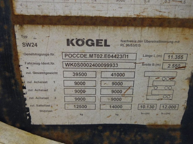 Kögel SW24 Container Chassis / 2x Extendable / BPW + Drum в лизинг Kögel SW24 Container Chassis / 2x Extendable / BPW + Drum: фото 9