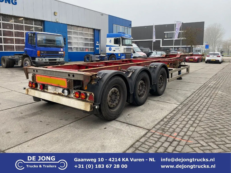 Schmitz Cargobull SCF 24 G Chassis / SAF + Disc / 1x Extendable / Lift axle - Полуприцеп-контейнеровоз/ Сменный кузов: фото 1 Schmitz Cargobull SCF 24 G Chassis / SAF + Disc / 1x Extendable / Lift axle - Полуприцеп-контейнеровоз/ Сменный кузов: фото 1
