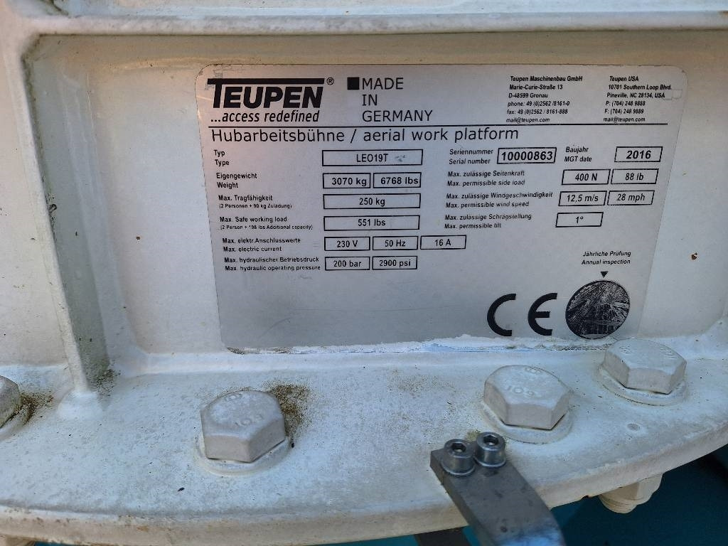 Teupen Leo 19  в лизинг Teupen Leo 19: фото 6