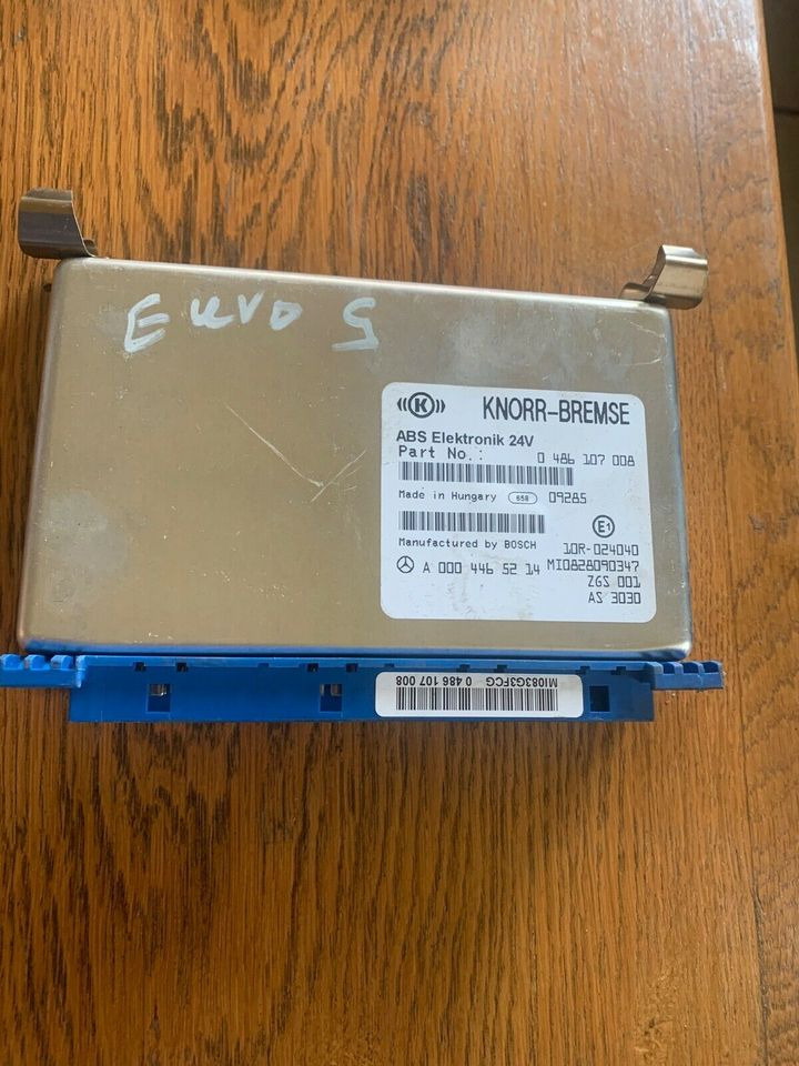 Atego Knorr-Bremse ABS Elektronik Steuergerät A 000 446 52 14 - Блок управления для Грузовиков: фото 1 Atego Knorr-Bremse ABS Elektronik Steuergerät A 000 446 52 14 - Блок управления для Грузовиков: фото 1
