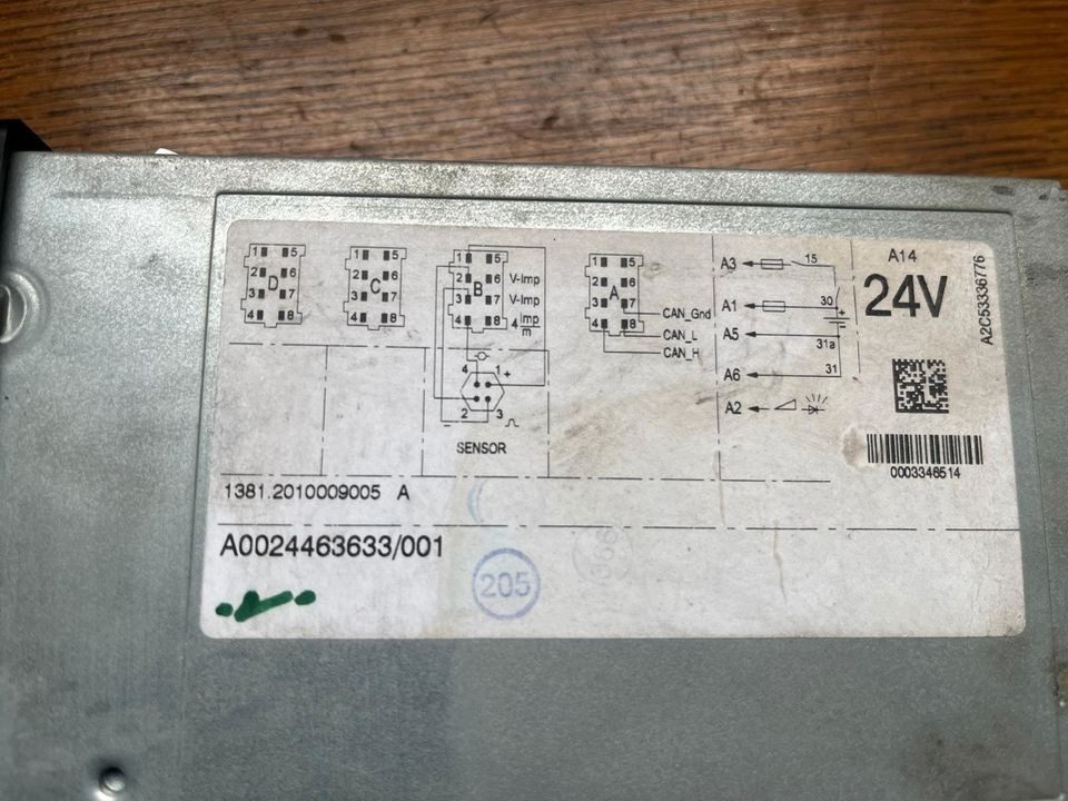 Mercedes Actros MP4 Tachograph A0024463633 - Тахограф для Грузовиков: фото 2 Mercedes Actros MP4 Tachograph A0024463633 - Тахограф для Грузовиков: фото 2